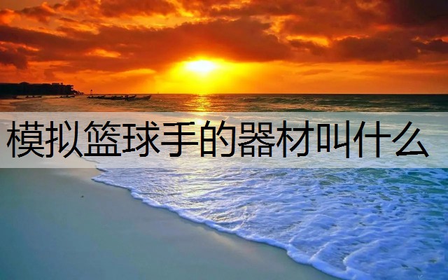 模拟篮球手的器材叫什么