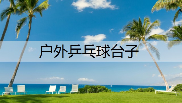 户外乒乓球台子