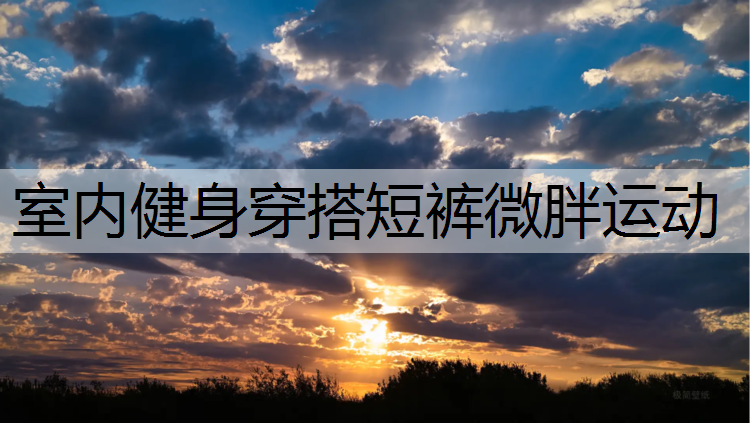 室内健身穿搭短裤微胖运动