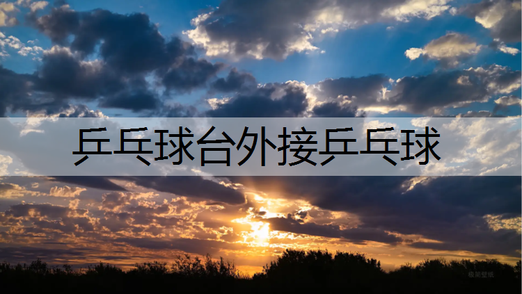 乒乓球台外接乒乓球